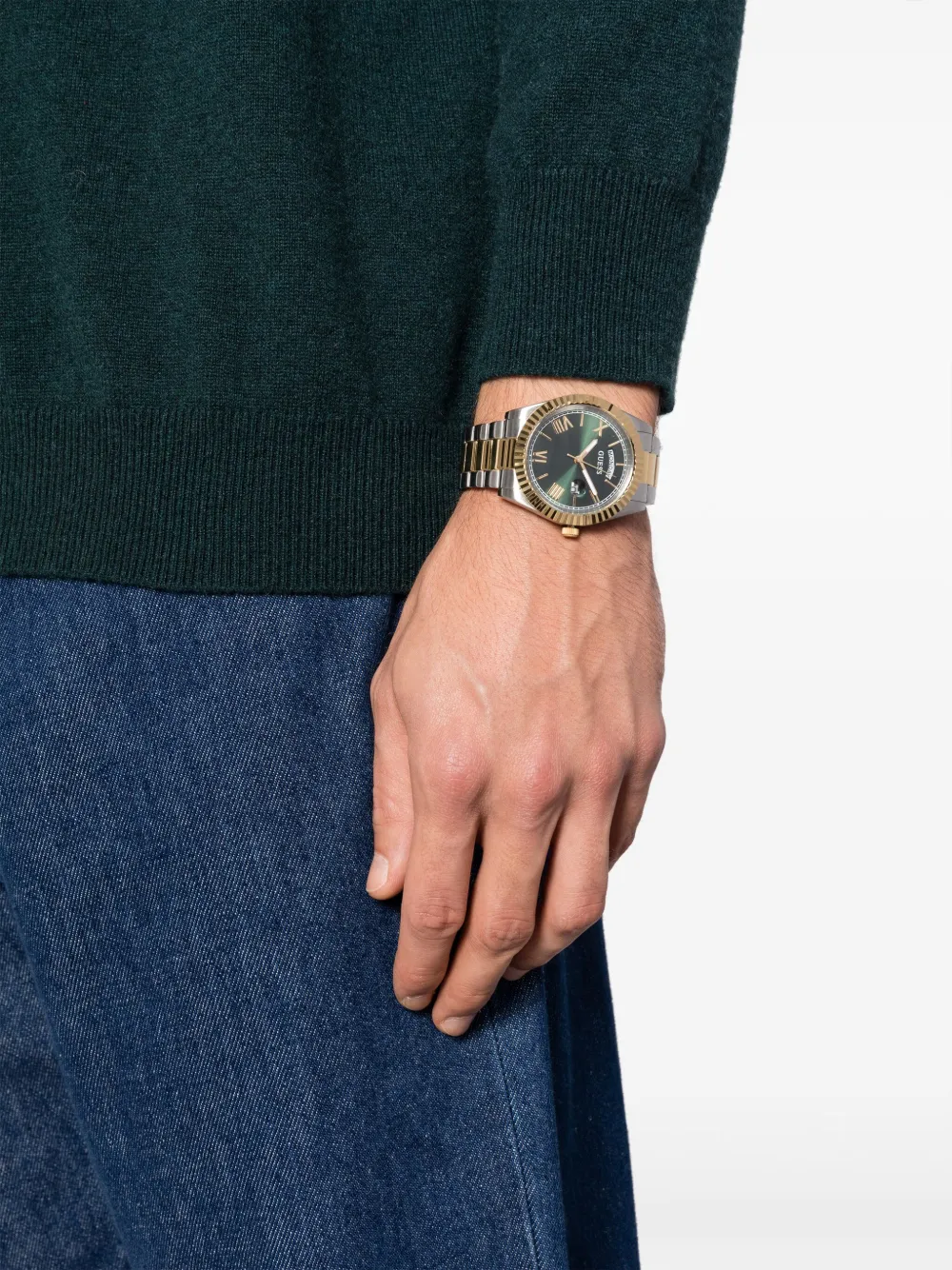 GUESS USA Connoisseur quartz 45mm - Groen