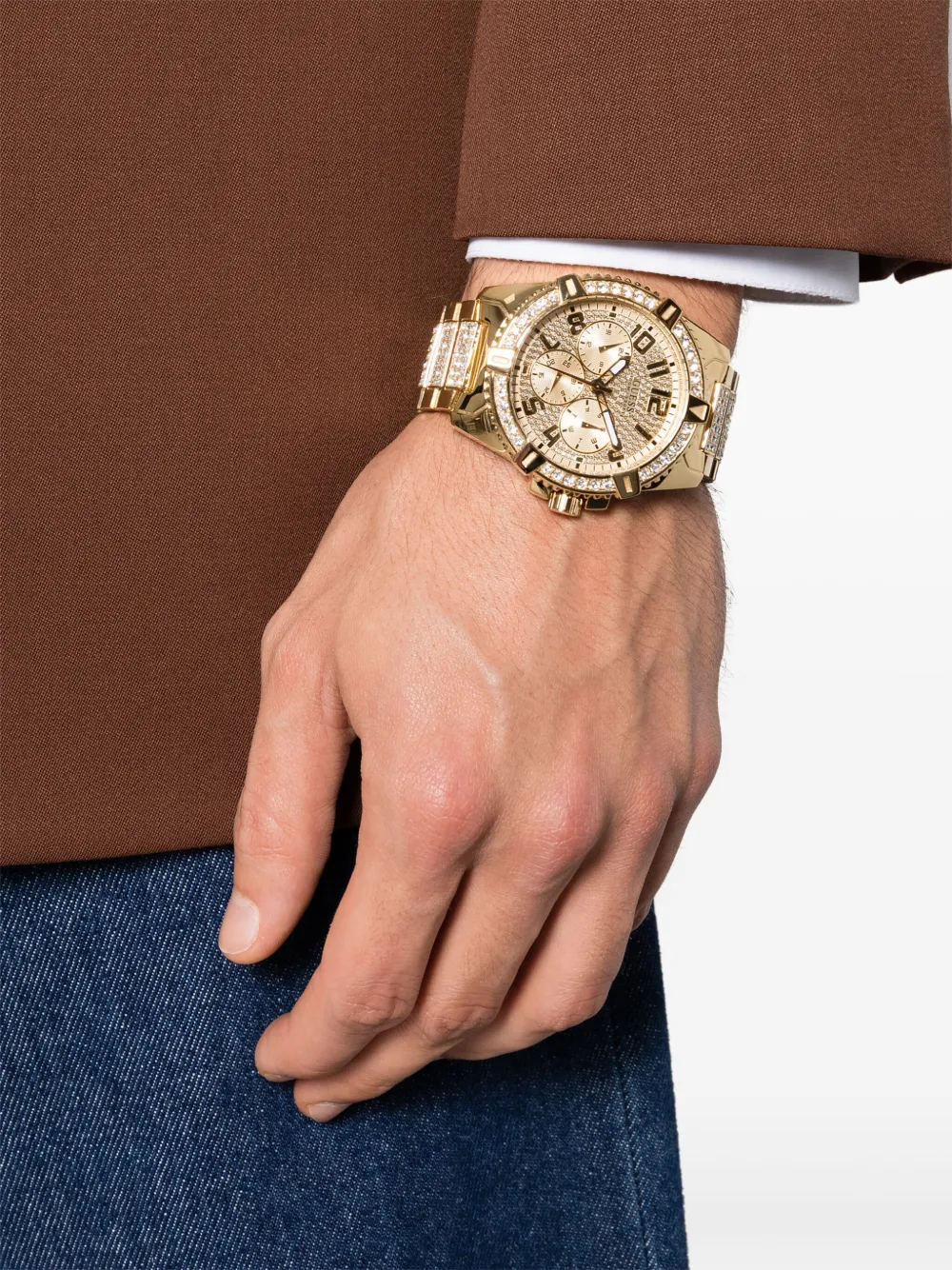 GUESS Watches Frontier 46mm - Goud