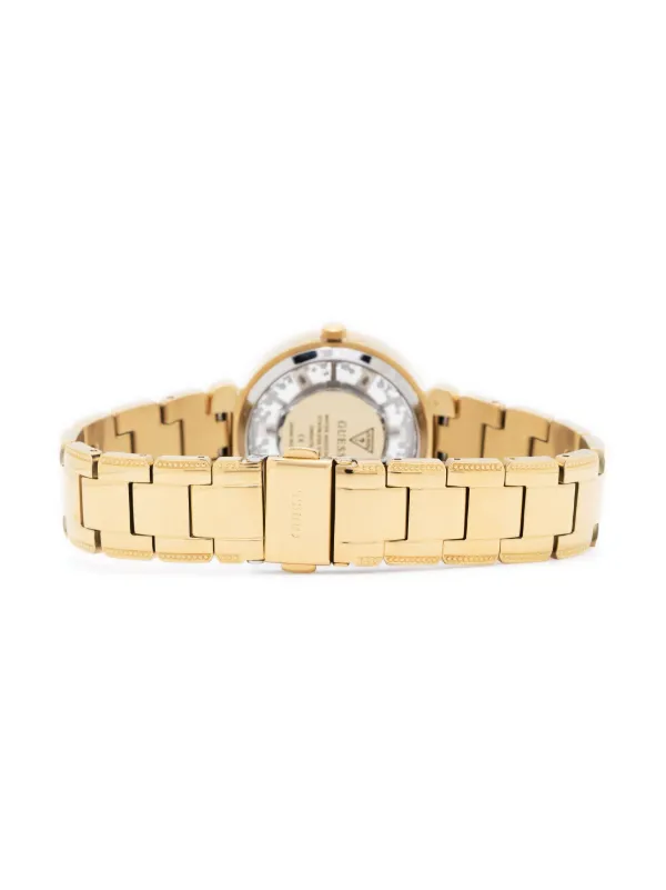 Guess white and gold watch shop