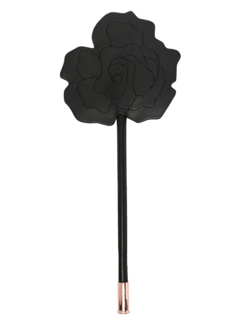 Fleur Du Mal rose-shaped leather paddle