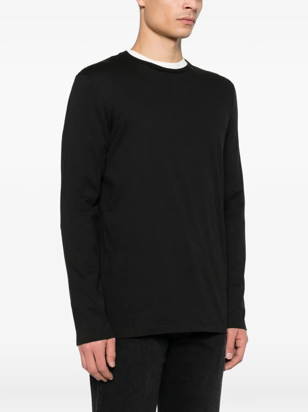 The Row Leon ロングTシャツ | ブラック | FARFETCH JP