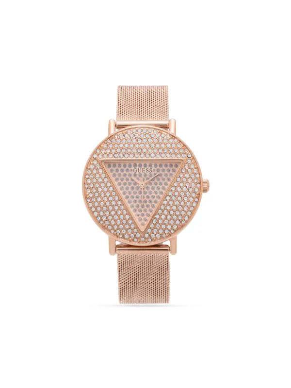 Guess gold mesh watch best sale