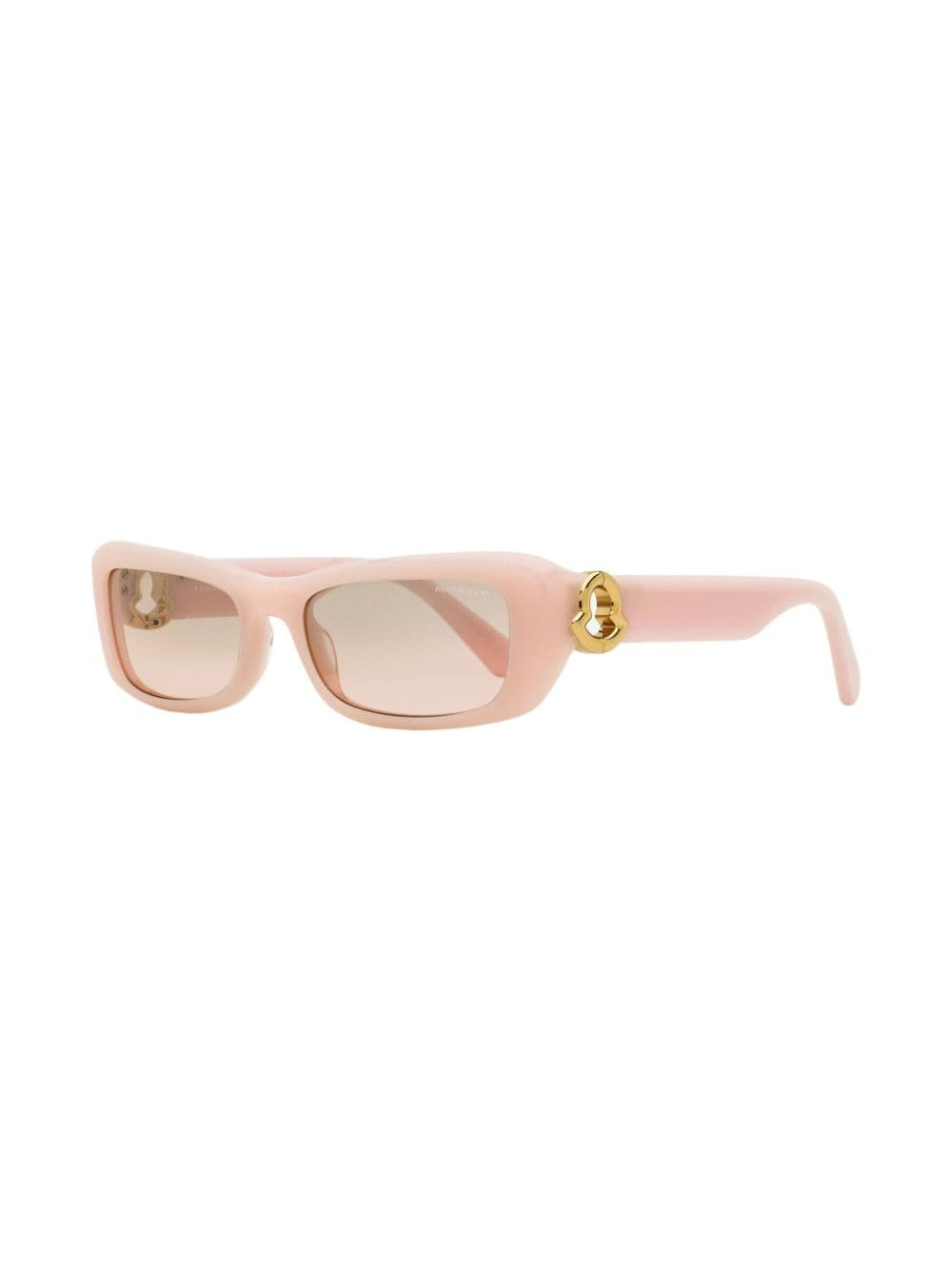 Moncler Eyewear Minuit zonnebril met vierkant montuur Roze