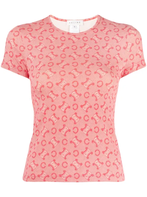 Celine Pre-Owned playera con motivo Macadam 1990-2000