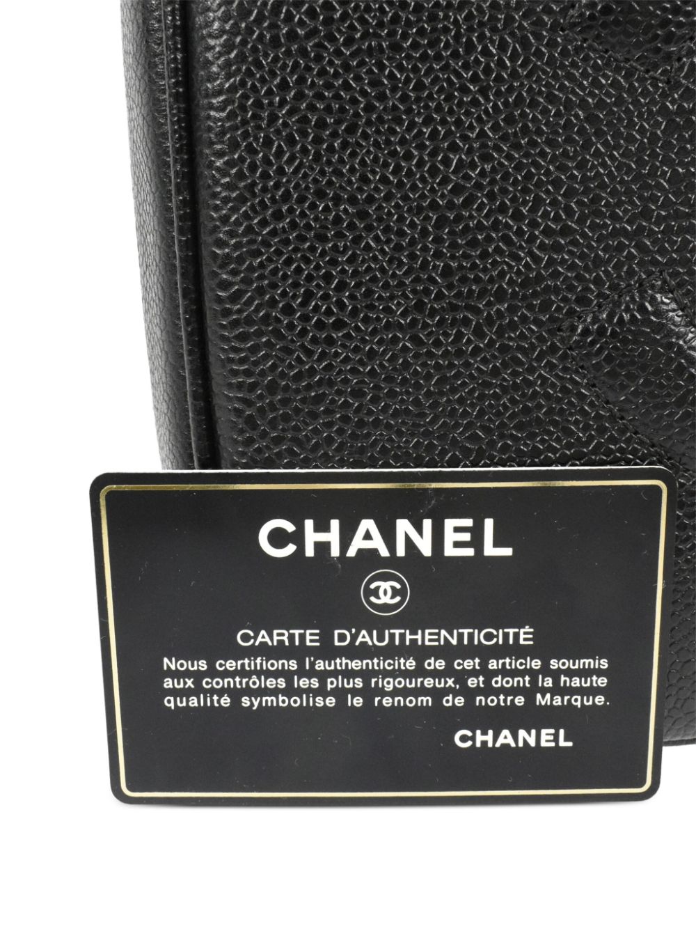 CHANEL 1998 CC stitch vanity handbag Women