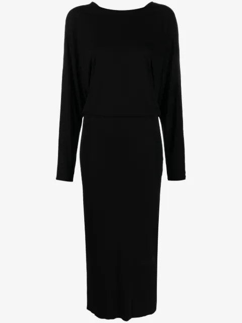 KHAITE The Trina open-back midi dress