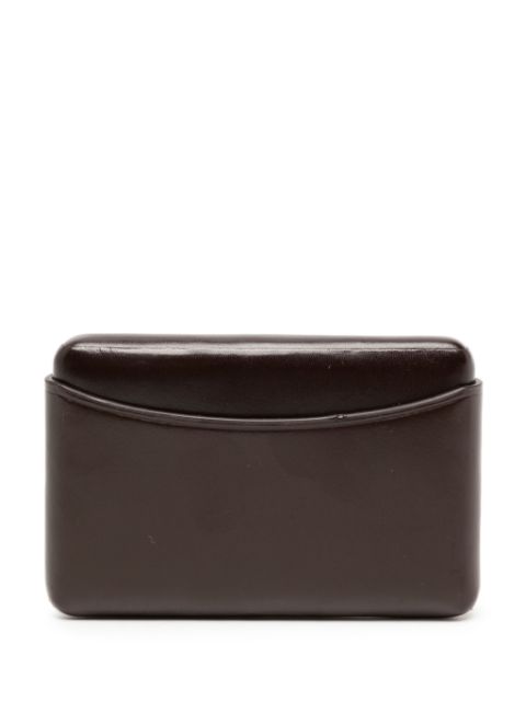 LEMAIRE embossed-logo detail flap wallet