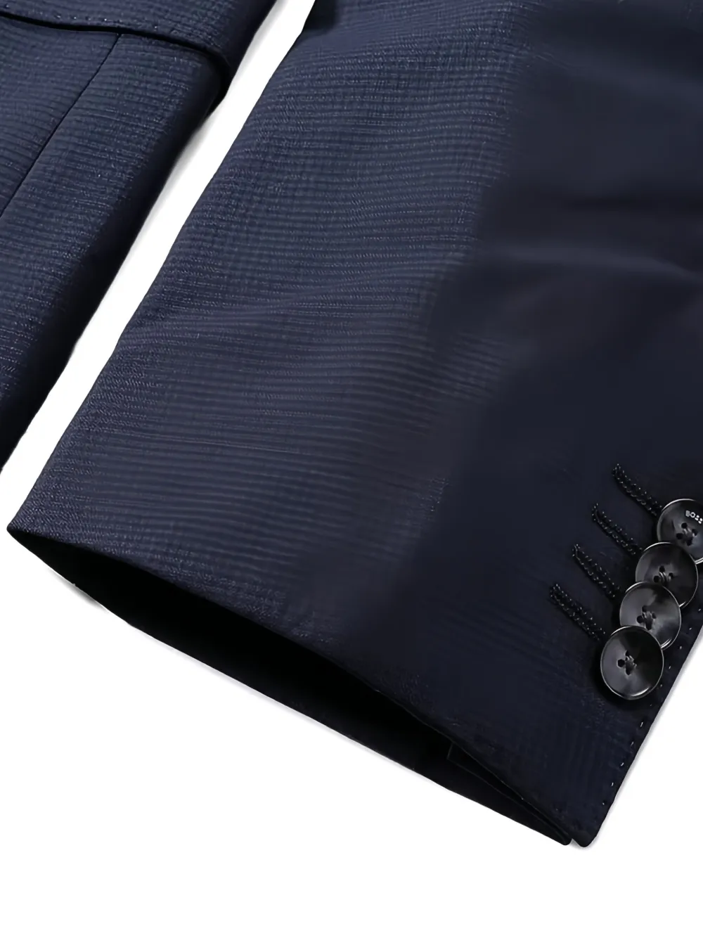 BOSS Jack met twee knopen en textuur Blauw