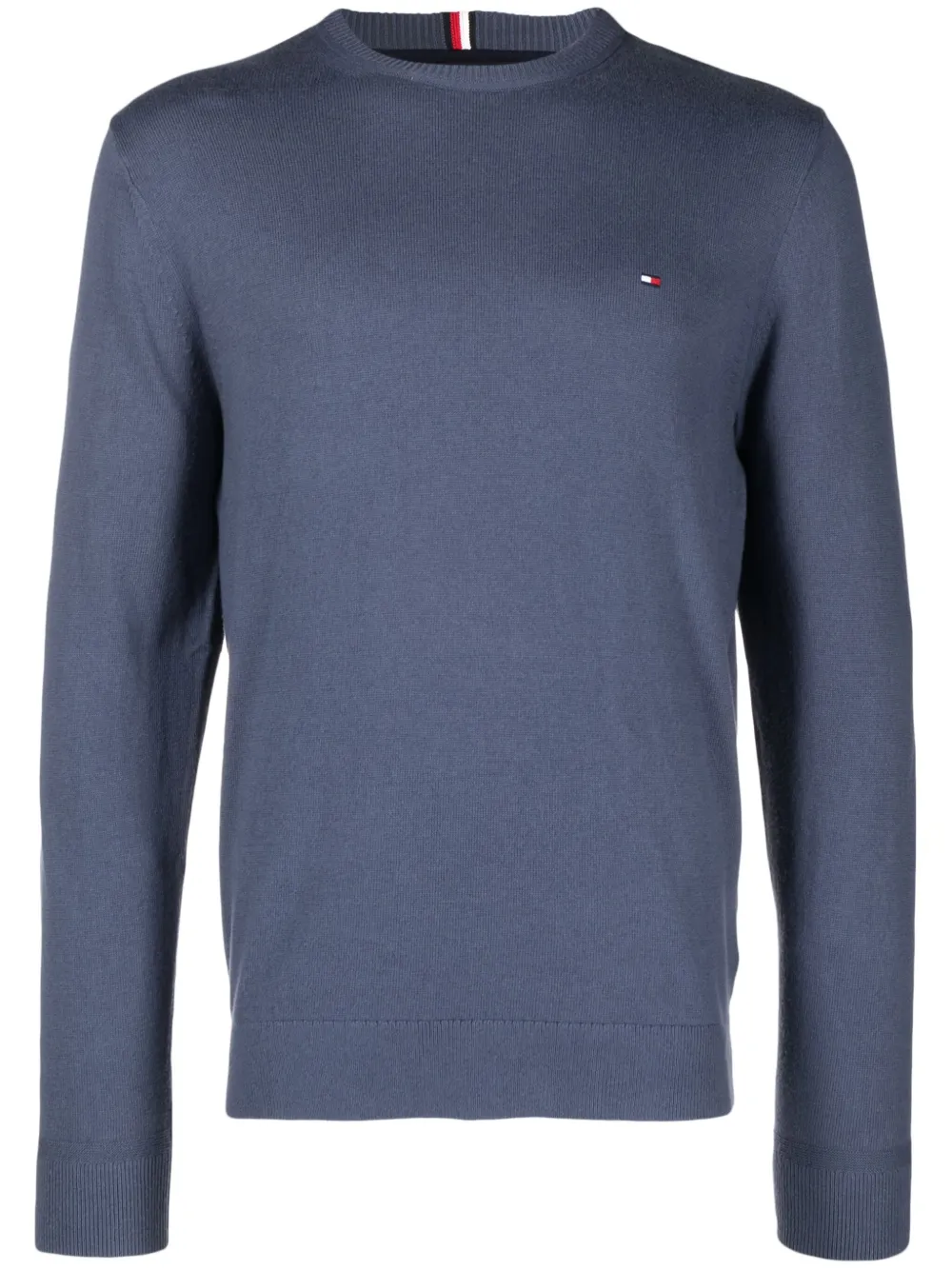 Tommy Hilfiger Trui met geborduurd logo Blauw