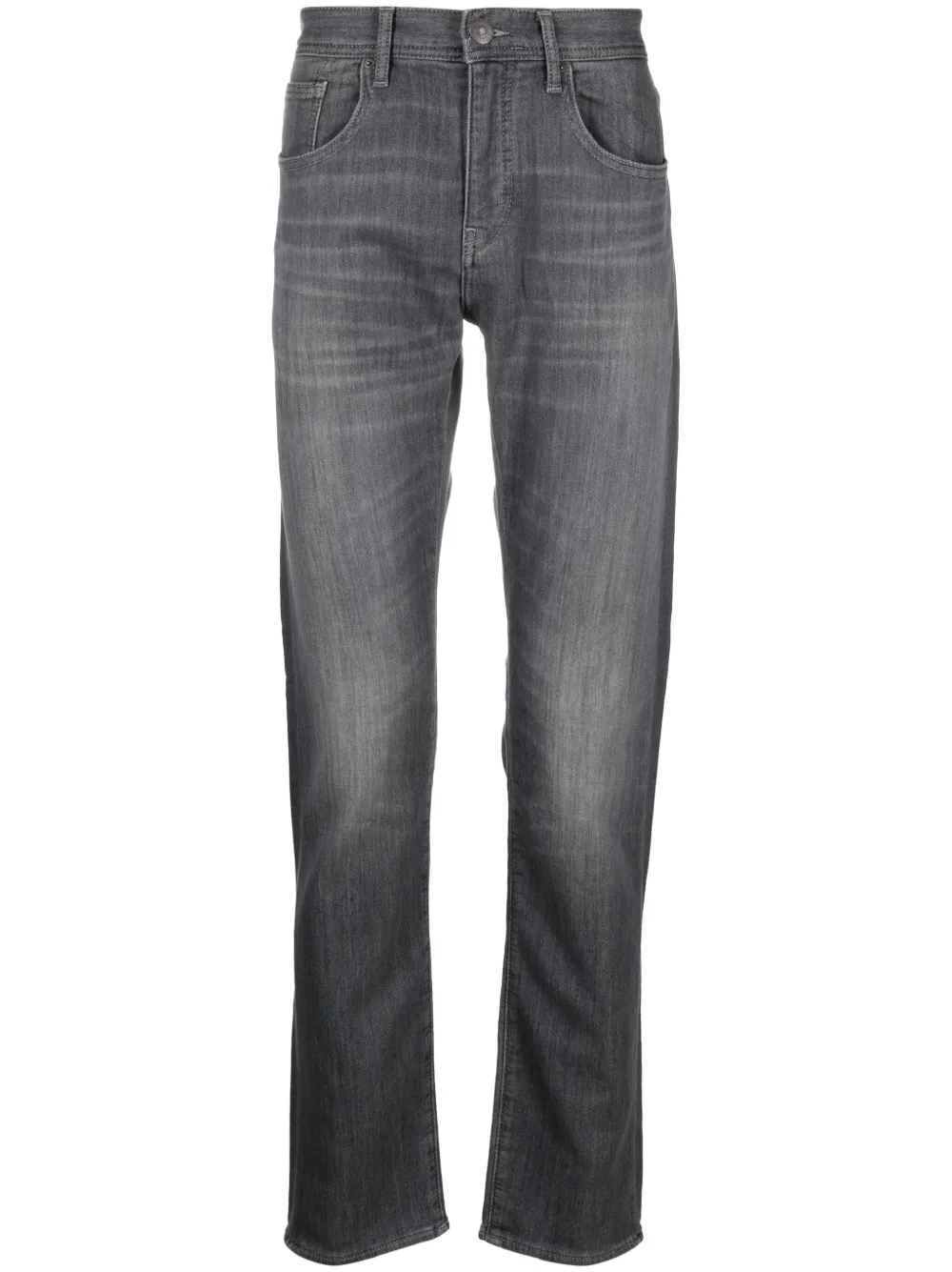 Armani Exchange mid-rise slim-cut Jeans - Farfetch