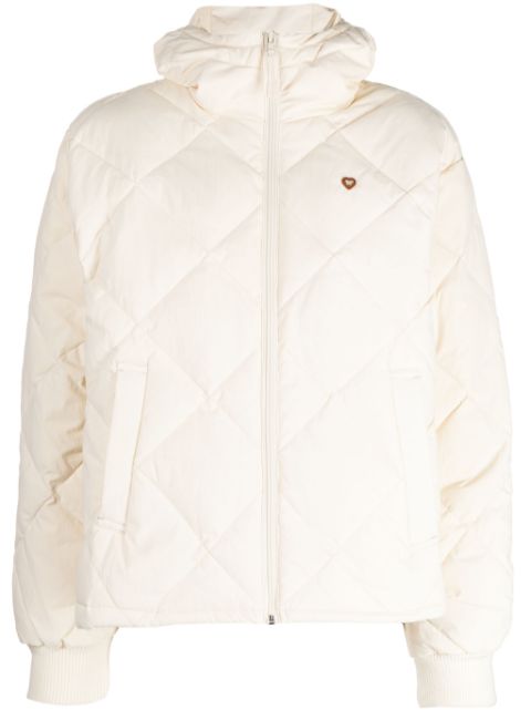 CHOCOOLATE logo-appliqué quilted padded jacket