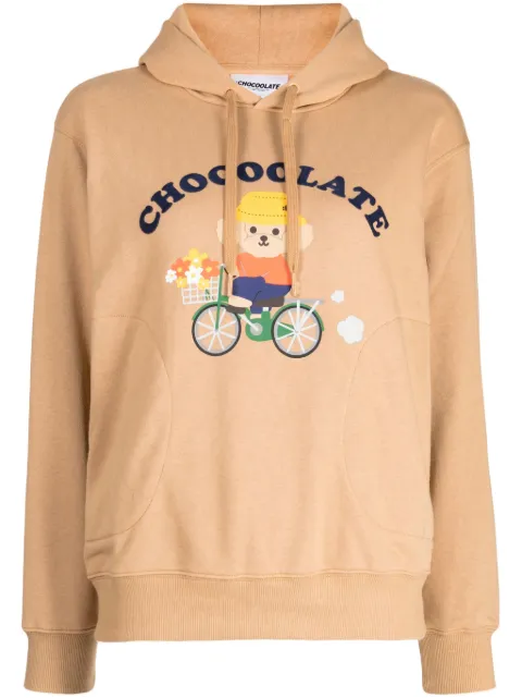 CHOCOOLATE hoodie con logo estampado
