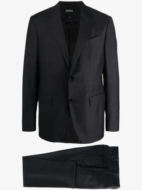 Zegna Completo monopetto a quadri