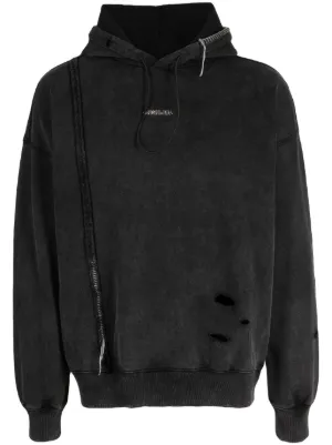 Saint laurent acid outlet wash hoodie