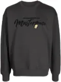 Musium Div. Vincent Van Gogh motif-embroidered cotton sweatshirt - Grey