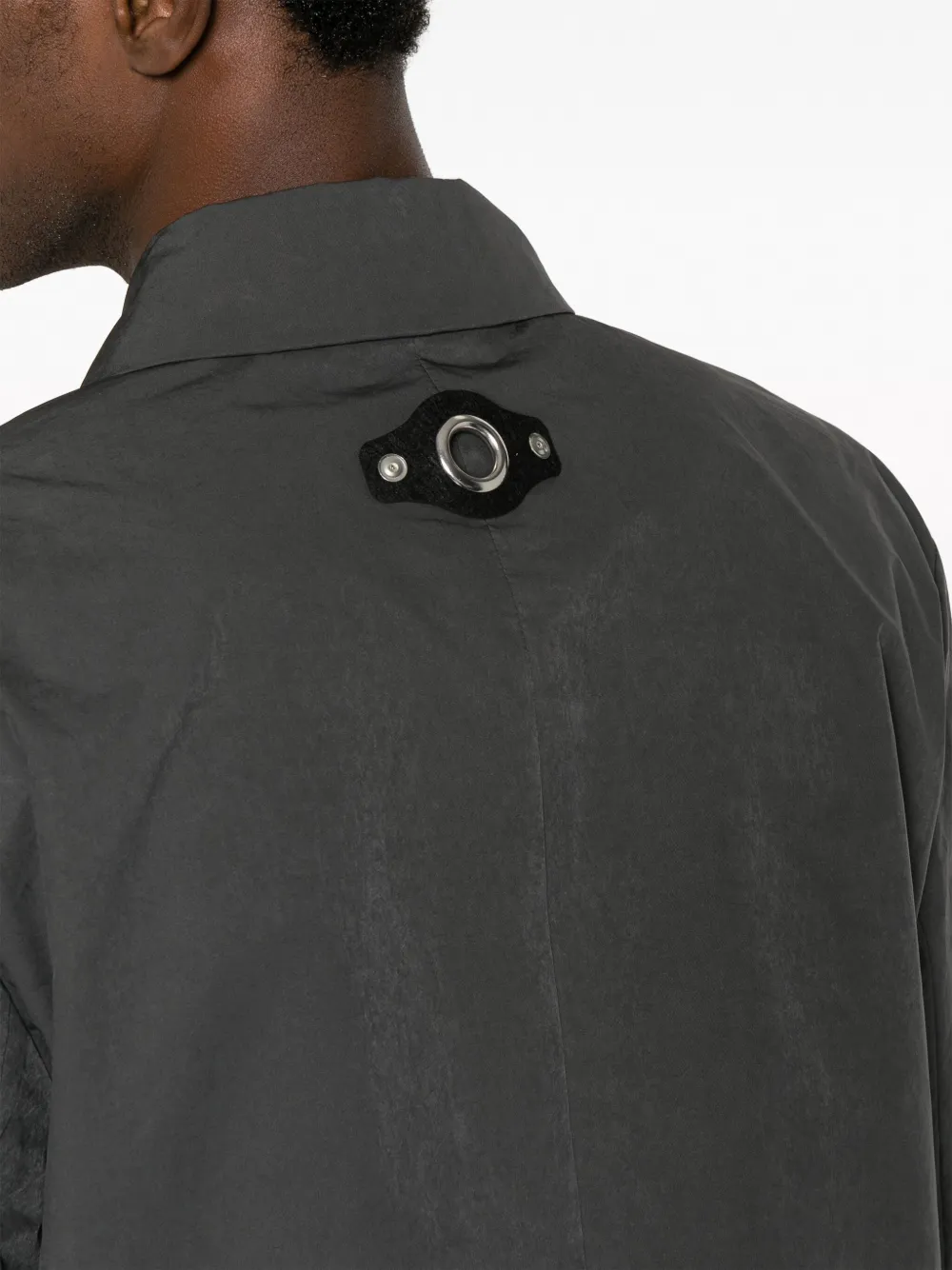 Shop Craig Green Point-collar Shirt Jacket In Grey