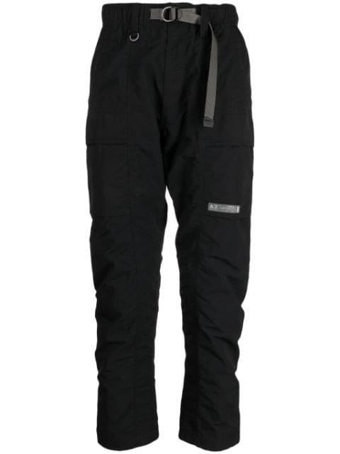 CHOCOOLATE straight-leg belted cargo trousers