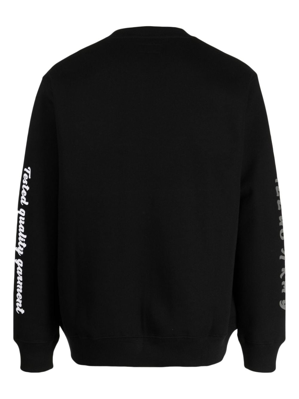 izzue Sweater met logopatch Zwart