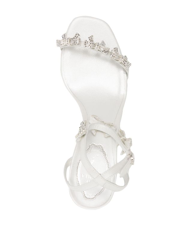 Rene caovilla 2025 bow sandals