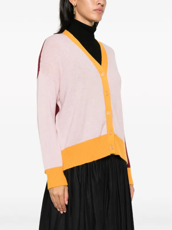 Marni logo embroidered Cashmere Cardigan Farfetch