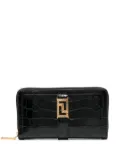 Versace Greca Goddess leather wallet - Black