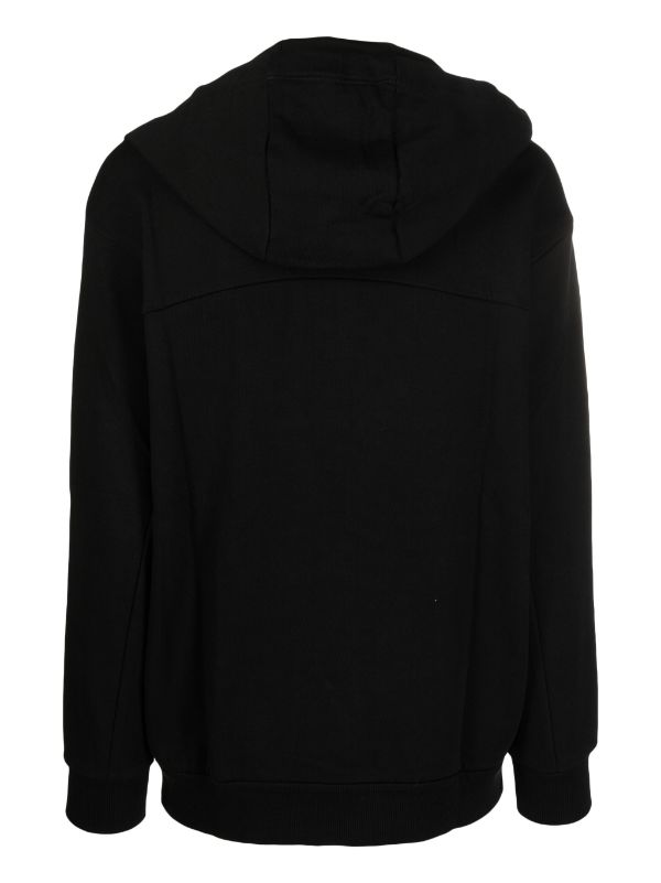 Armani Exchange Hoodie Con Logo En Relieve y Medio Cierre Farfetch