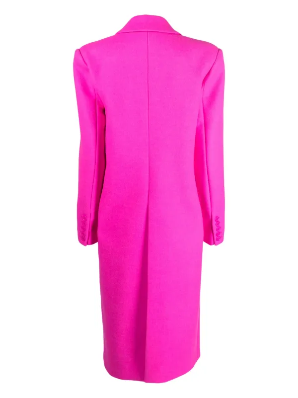 Hot pink wool coat womens deals