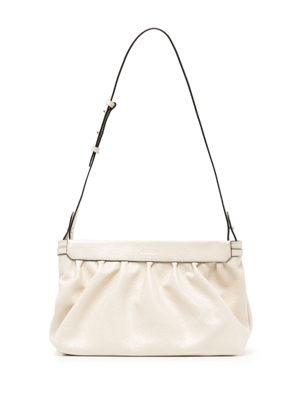 Isabel Marant Medium Luz Leather Crossbody Bag In White