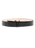 Versace Virtus patent-leather belt - Black