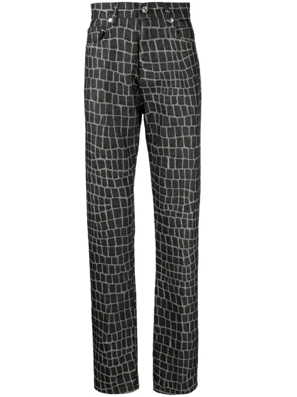 Versace plaid pants online