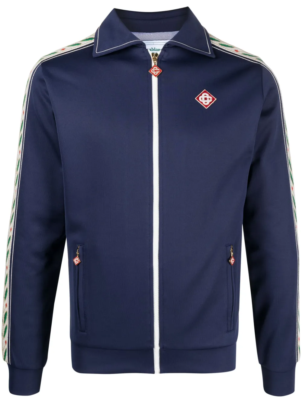 Casablanca Laurel Track Jacket In Blue