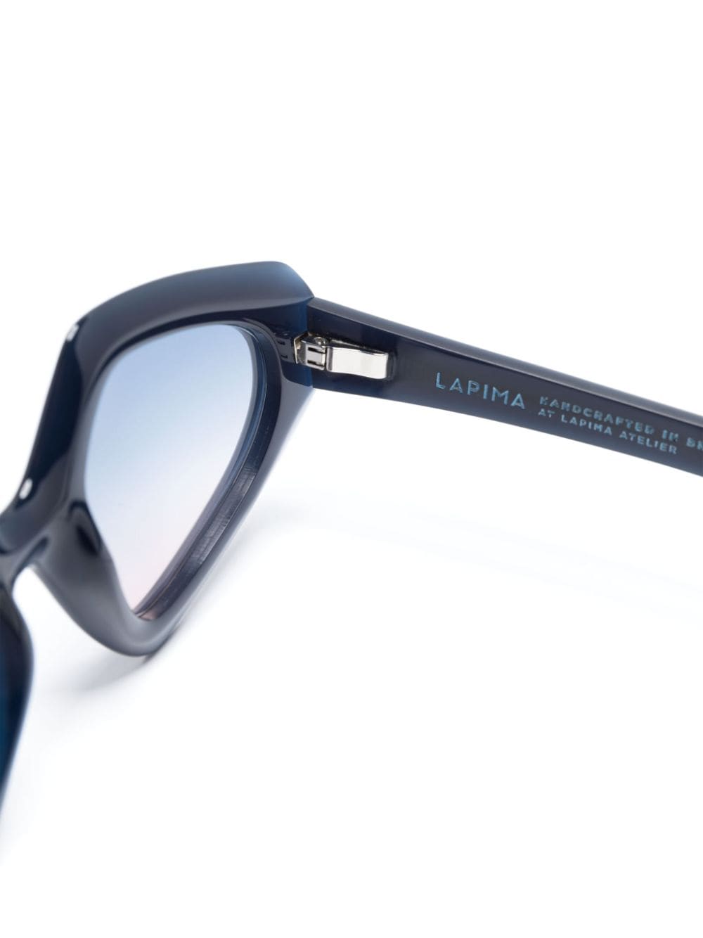 Shop Lapima Antonia Geometric-frame Sunglasses In 蓝色