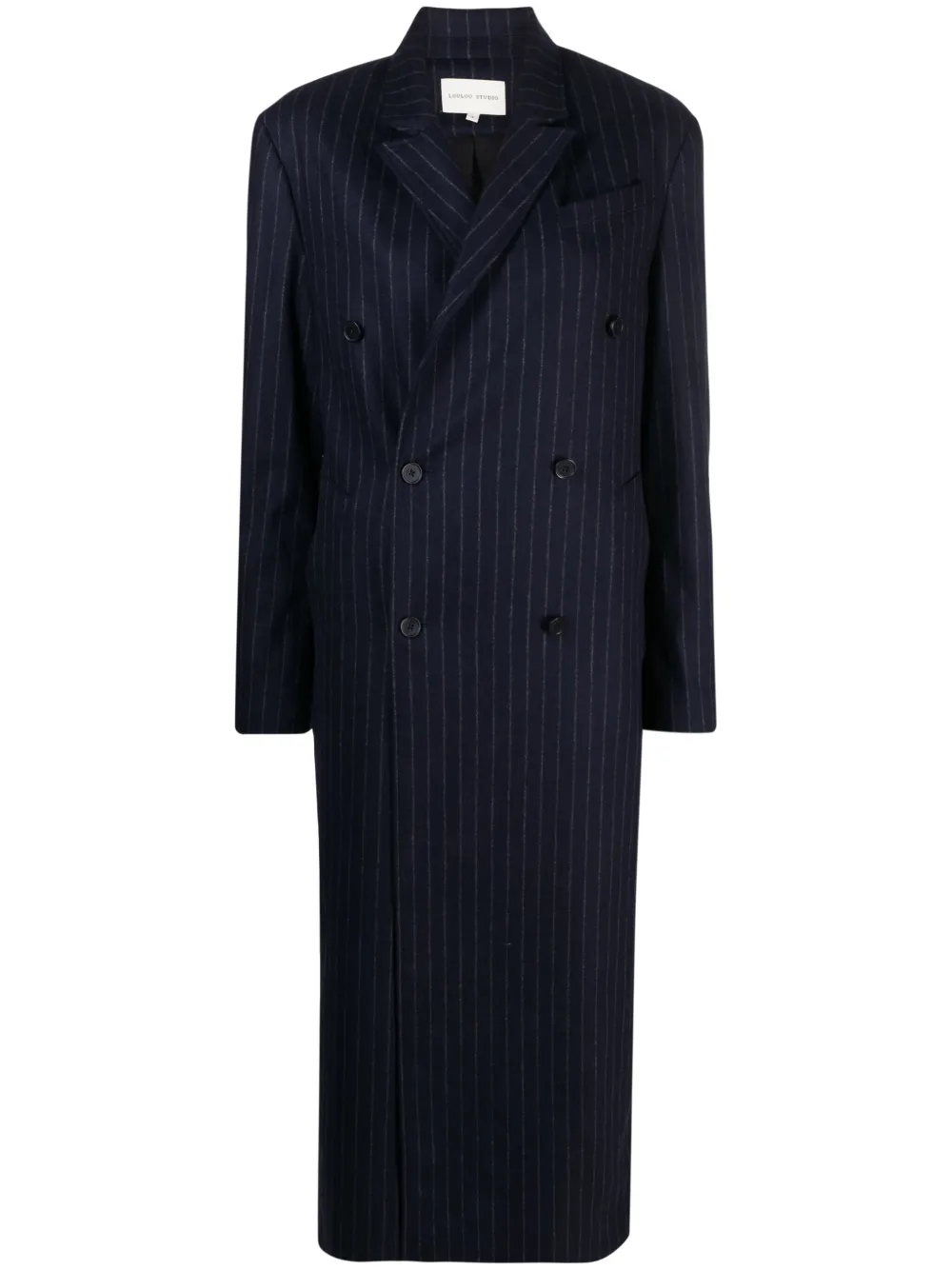 Loulou Studio Ido pinstriped double-breasted coat