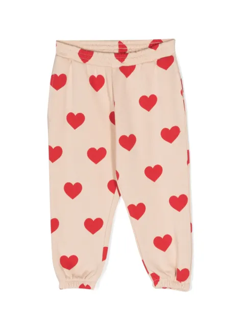 Konges Sløjd Lou heart-motif track pants