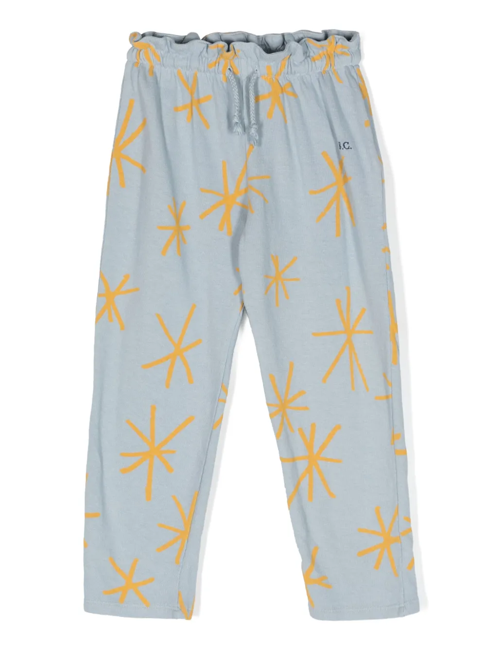 bobo choses pantalon de jogging sparkle à paillettes - bleu