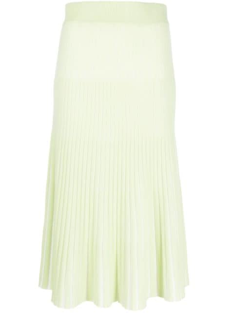 Lisa Yang jupe mi-longue Tiara à design plissé