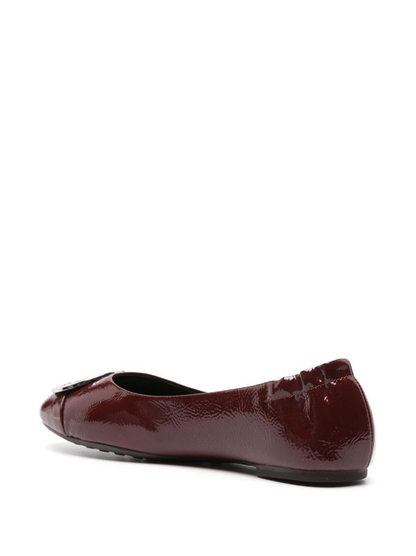 Tory burch hotsell burgundy shoes