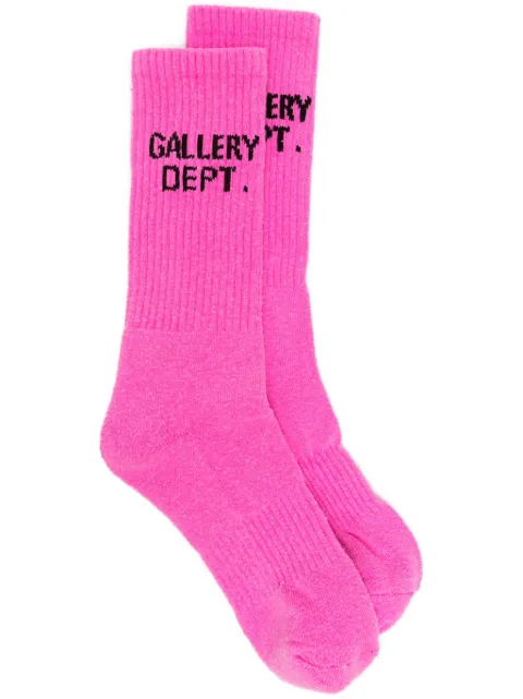 GALLERY DEPT. intarsia-knit logo socks