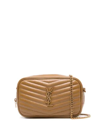 Saint Laurent Mini Lou Cross Body Bag Brown FARFETCH AO