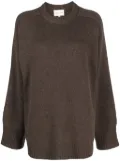 LouLou de Saison Safi wool-blend crew-neck jumper - Brown