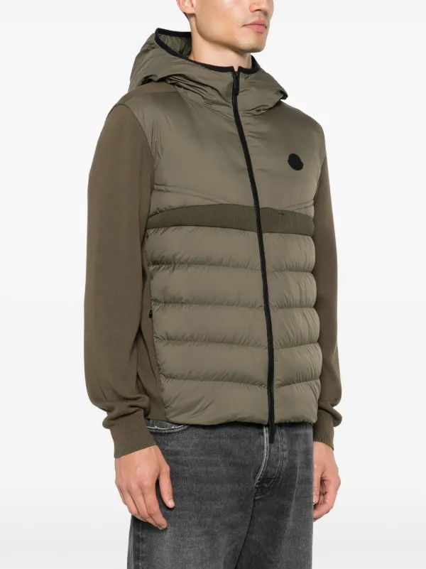 Moncler logo outlet hooded jacket