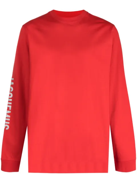 Jacquemus logo-print long-sleeve T-shirt 