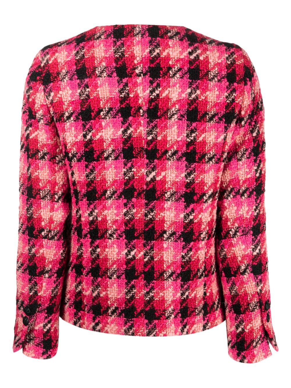 Seventy houndstooth tweed jacket - Roze