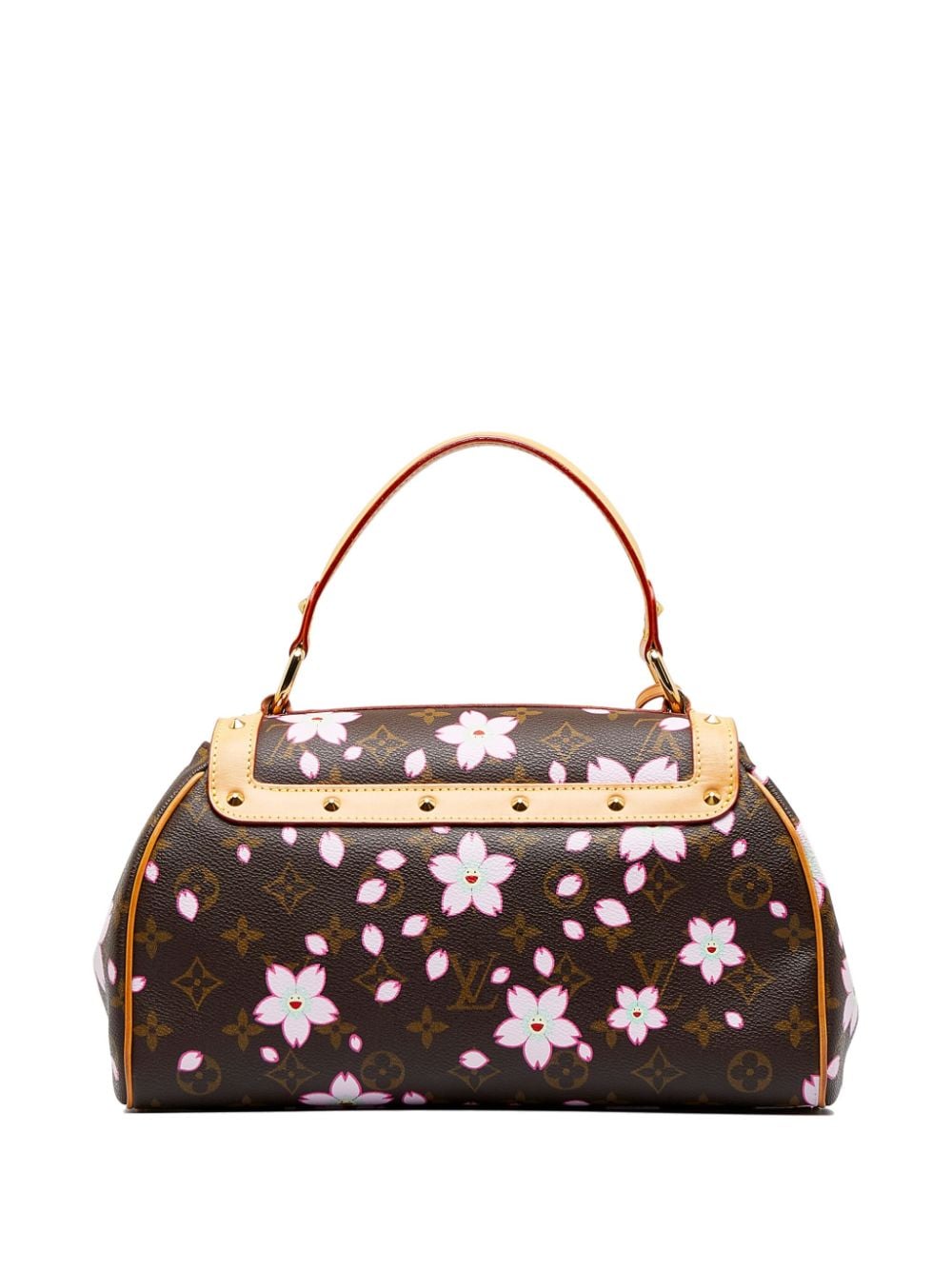 Louis Vuitton x Takashi Murakami 2003 pre-owned Monogram Cherry Blossom Sac Retro handbag - Bruin