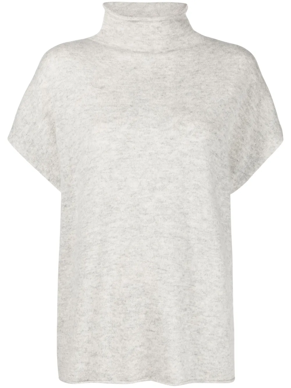 Allude Seamless Wool Cashmere-blend Jumper In Grey