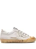 Golden Goose Super-Star penstar captoe ""White/Beige"" sneakers