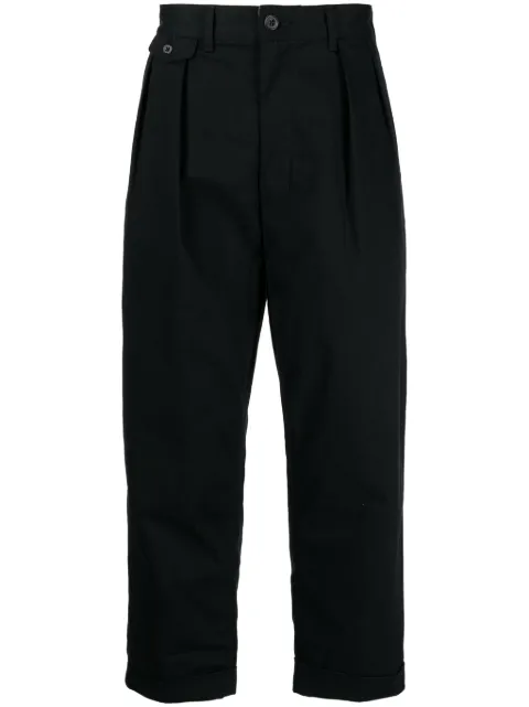 BEAMS PLUS 2Pleats クロップドパンツ