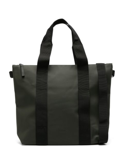 Rains logo-debossed tote bag