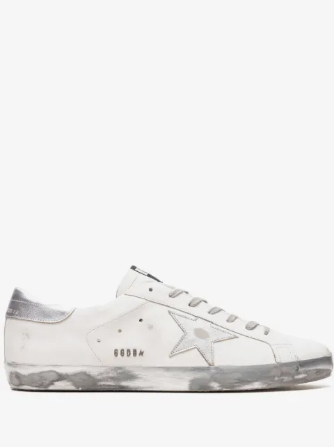 Golden Goose Super-Star trainers with laminated star and heels tab
