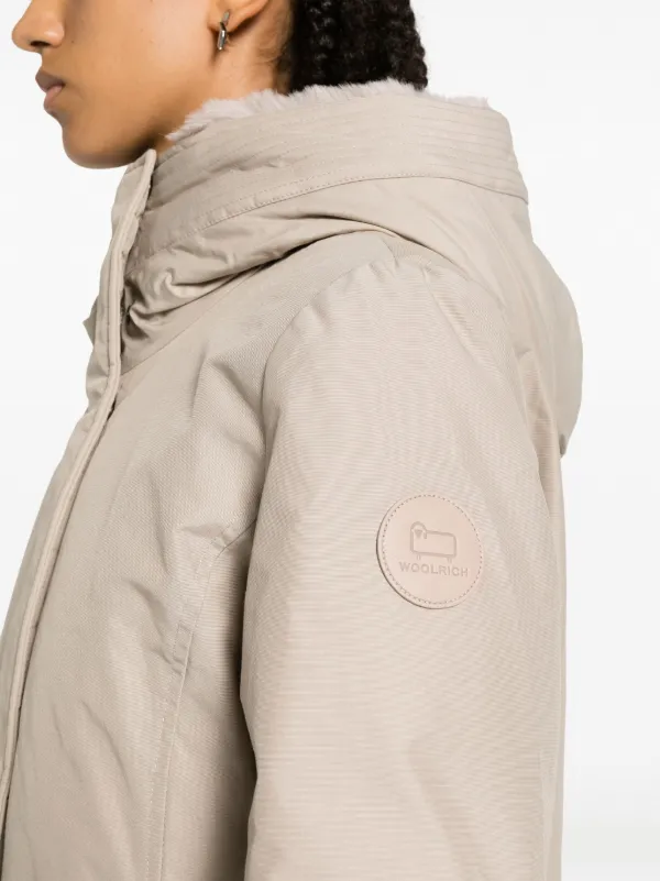 Woolrich best sale parka beige